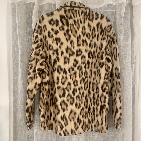 Zara Leopard Fleece Pullover - Picture 5 of 5